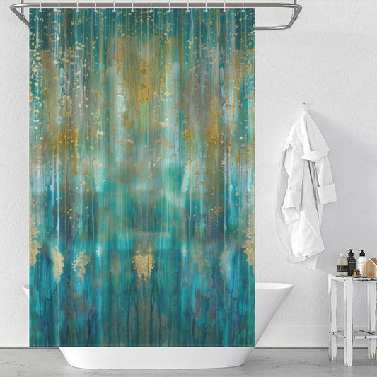 Abstract Artistic Boho Shower Curtain