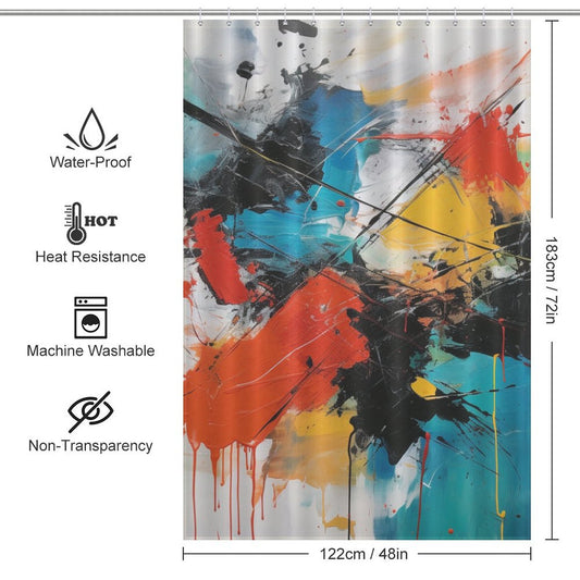 Art Shower Curtain Inspired Creativity