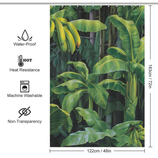 Artistry Banana Banana Shower Curtain