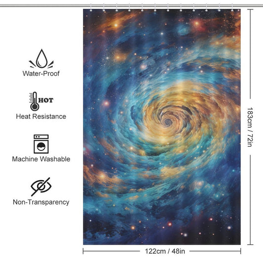 Astronomical Space Shower Curtain