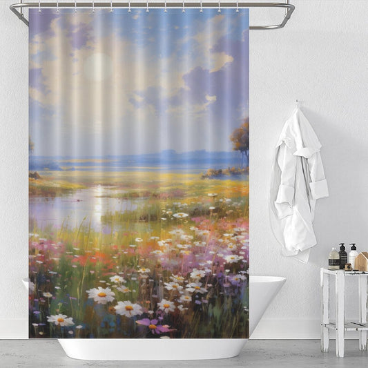 Bloom Awakening Spring Flowers Shower Curtain