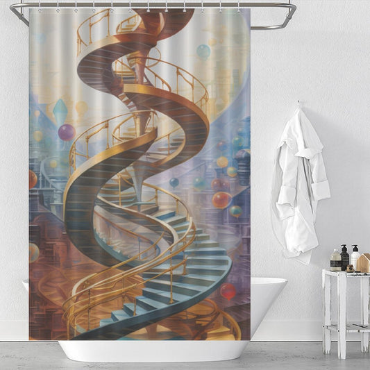 Blueprint DNA Shower Curtain