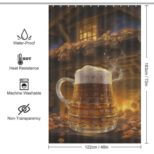 Brewer's Tale Beer Shower Curtain