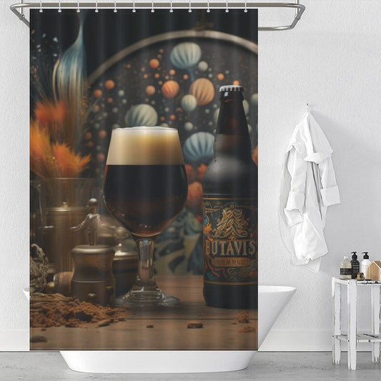 Classic Malt Beer Shower Curtain