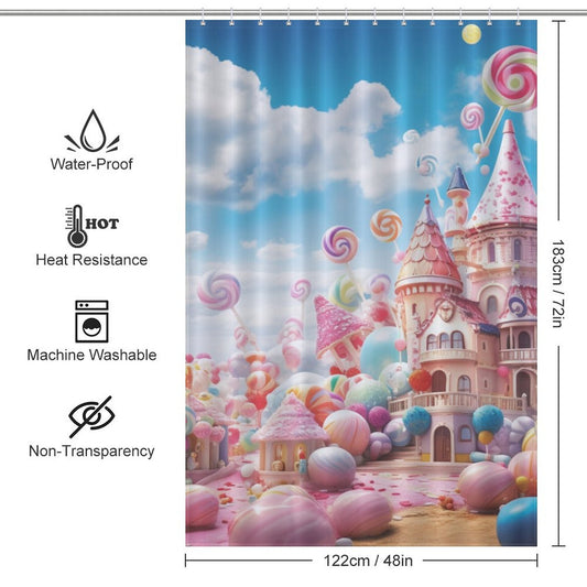 Colorful Candies Shower Curtain