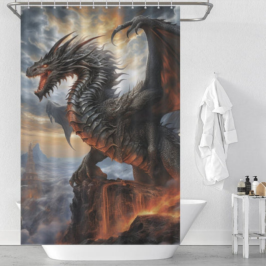 Dragon Shower Curtain Fantastical