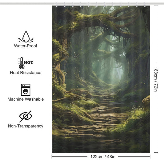 Enchanted Woods Shower Curtain
