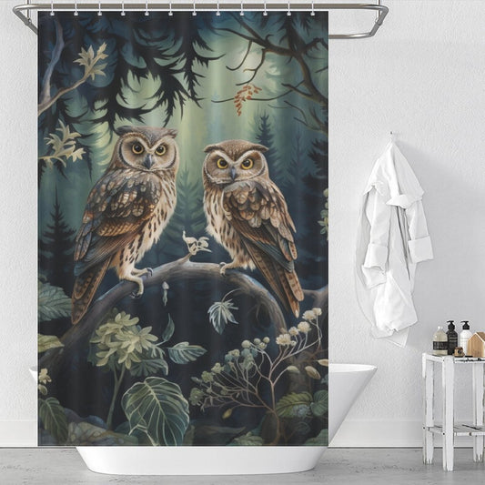 Exquisite Owl Shower Curtain
