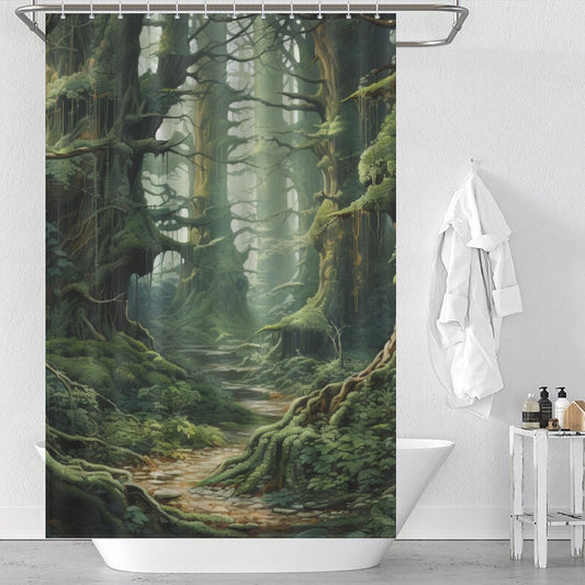 Forest Retreat Woods Shower Curtain