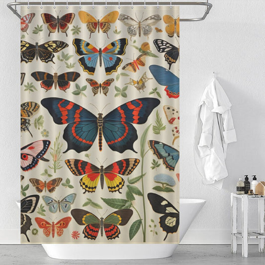 Graceful Butterfly Shower Curtain