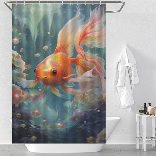 Graceful Goldfish Shower Curtain