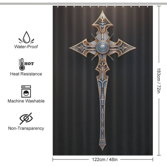 Hunt Spear Shower Curtain