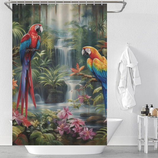 Island Tropical Shower Curtain