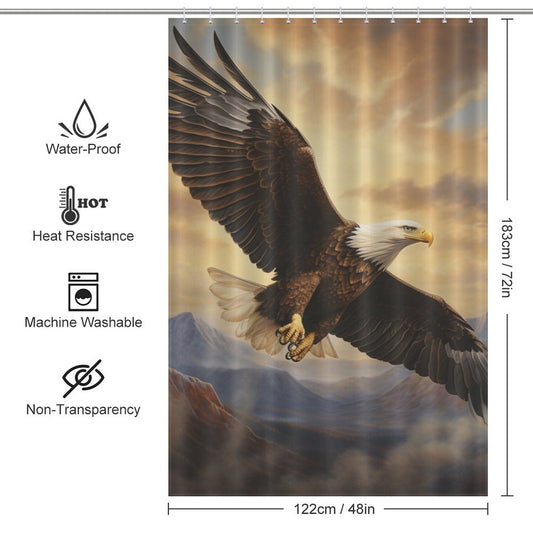 Majestic Eagle Shower Curtain