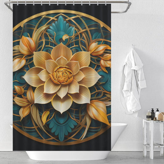 Mandala Shower Curtain Intricate Beauty