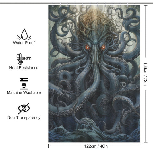 Mythic Kraken Shower Curtain