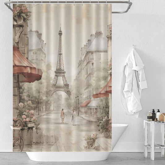Paris Chic French Shower Curtain