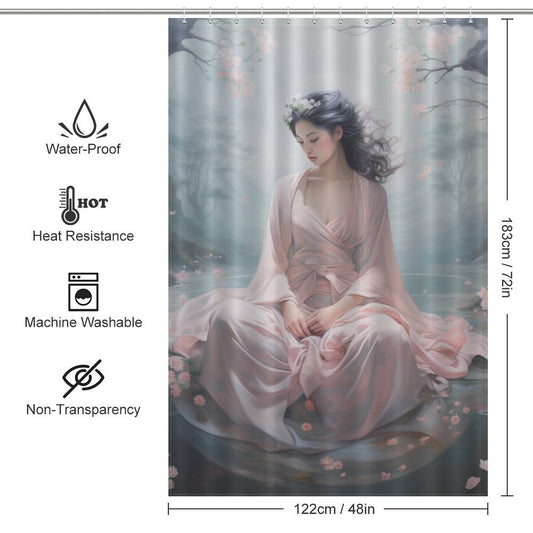 Royal Splendor Plum Shower Curtain