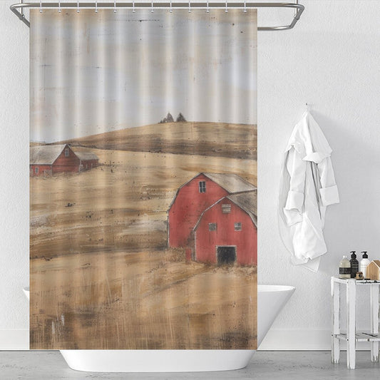 Rustic Charm Farmhouse Shower Curtain