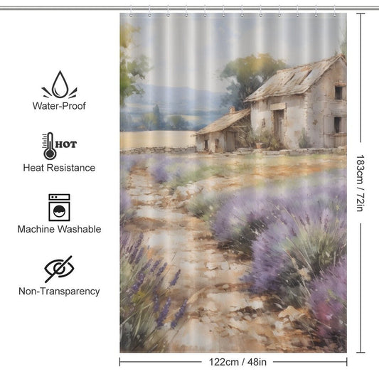 Rustic French Country Shower Curtain
