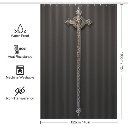 Rustic Spear Shower Curtain