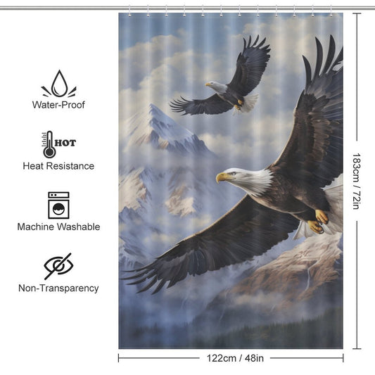 SkyHunter Eagle Shower Curtain