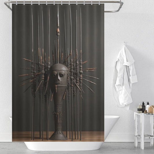 Tribal Spear Shower Curtain