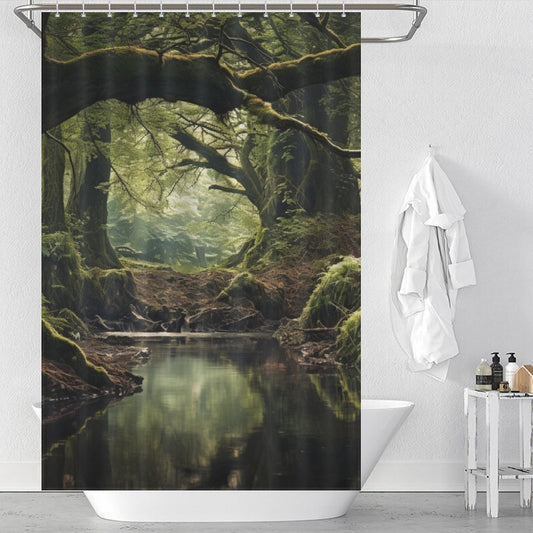 Wilderness Charm Woods Shower Curtain
