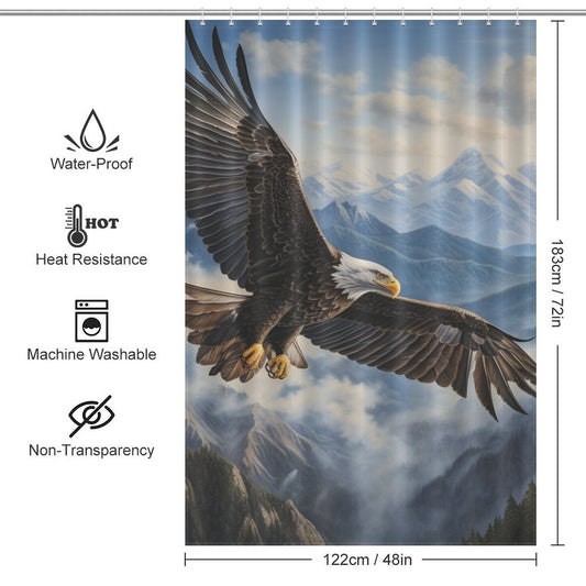 Wildlife Eagle Shower Curtain