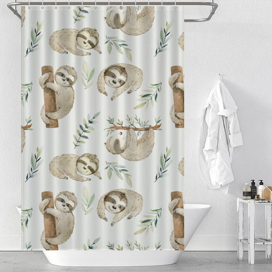 SlothShowerCurtain
