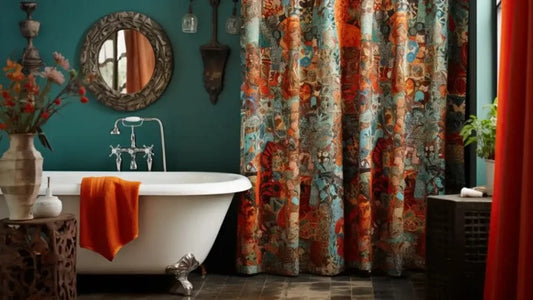 what is a shower curtain made of?