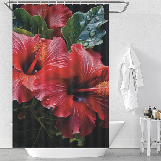 3D NatureDance Hibiscus Shower Curtain