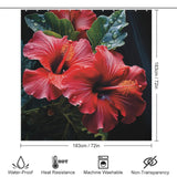 3D NatureDance Hibiscus Shower Curtain