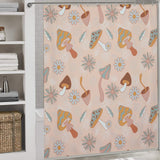 Colorful Mushroom Shower Curtain