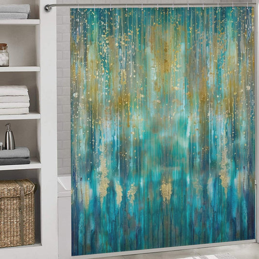 Abstract Artistic Boho Shower Curtain