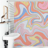 Abstract Pink Cute Shower Curtain