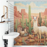 Adorable Llama Shower Curtain