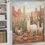 Adorable Llama Shower Curtain