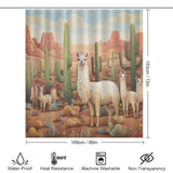 Adorable Llama Shower Curtain