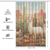 Adorable Llama Shower Curtain