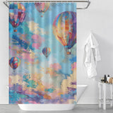 Aerial Ballet Grace Hot Air Balloon Shower Curtain