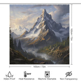 Alpine Adventure Shower Curtain