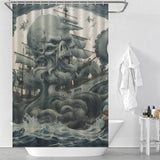 Ancient Monster Kraken Shower Curtain