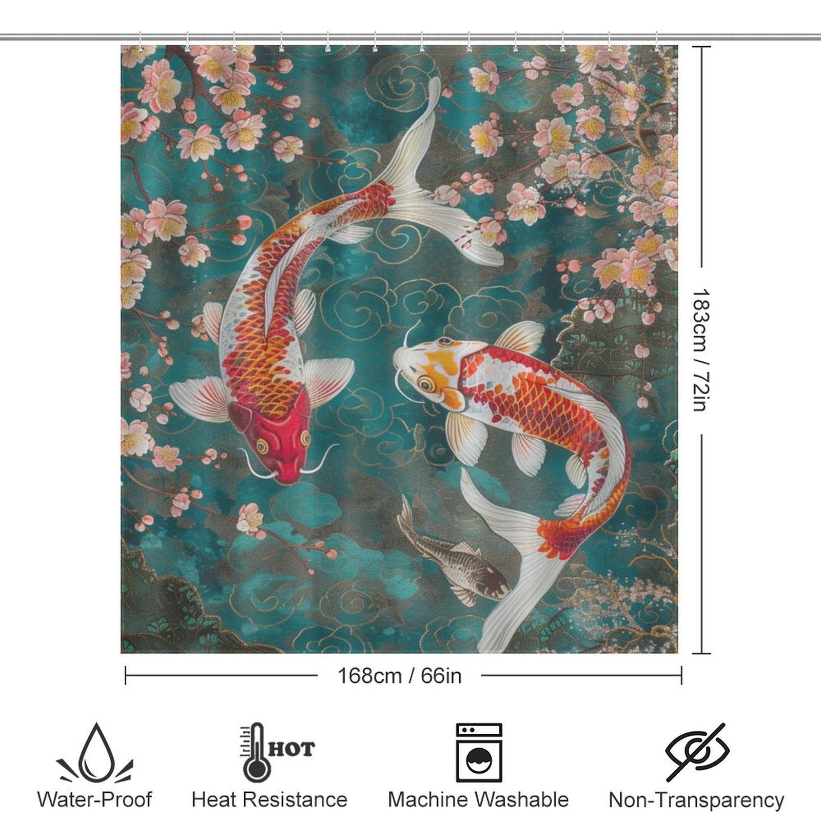 Ancient Traditions Oriental Shower Curtain