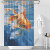 Animated goldfish shower curtain Fun 