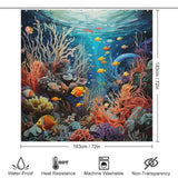 Aquatic Harmony Aquarium Shower Curtain