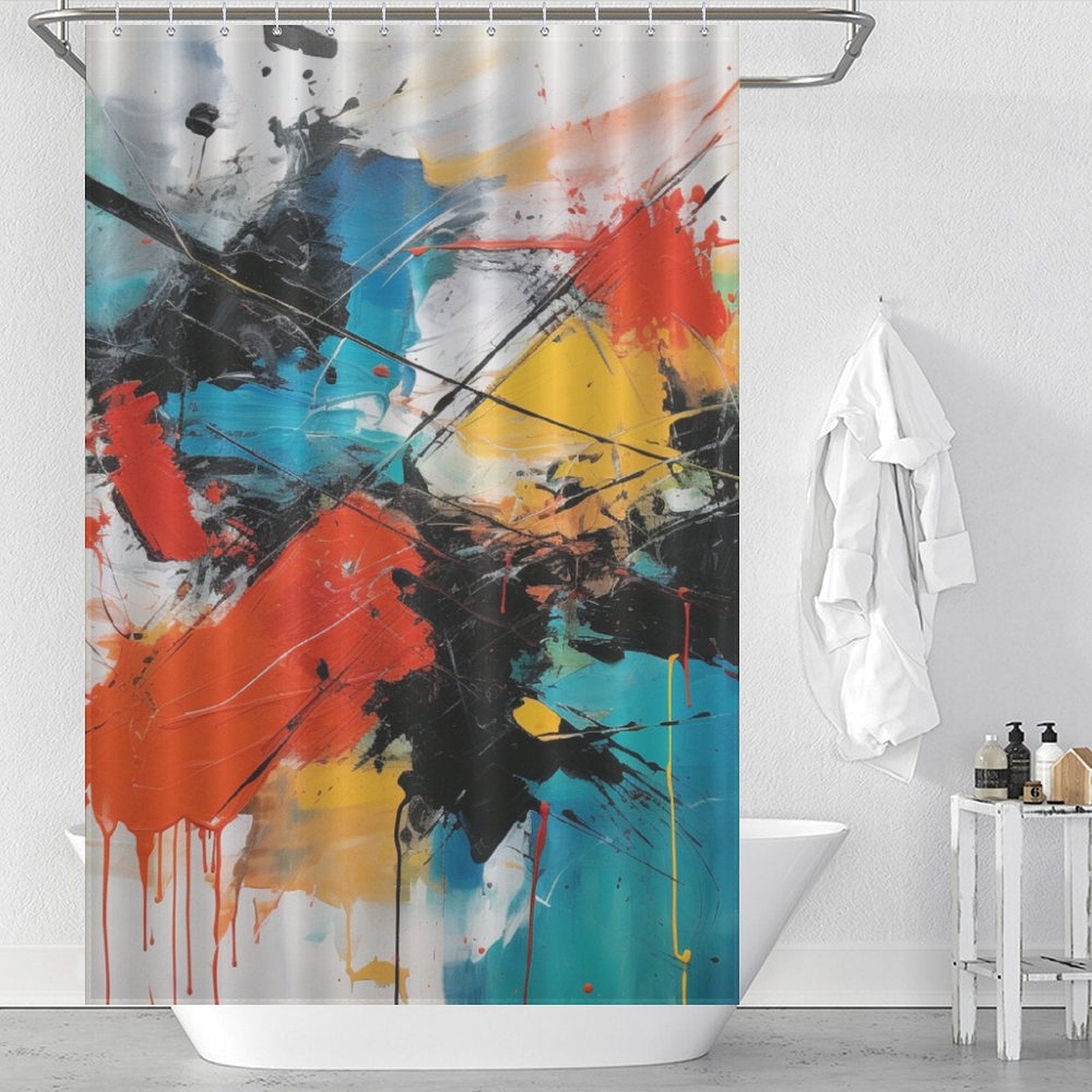 Art Shower Curtain Inspired Creativity 