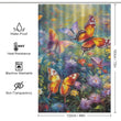 Artistic Butterfly Symphony Shower Curtain