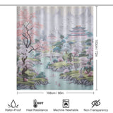 Artistic Chinoiserie Shower Curtain