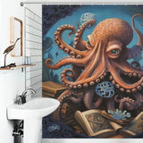 Artistic Marine Octopus Shower Curtain